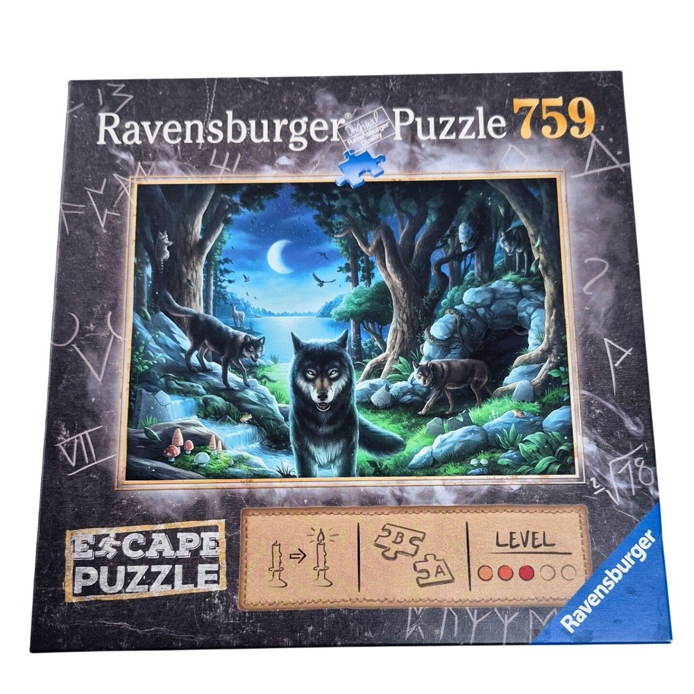 Ravensburger Escape Puzzle Unisex 759 Piece Blue The Curse of the Wolves‎